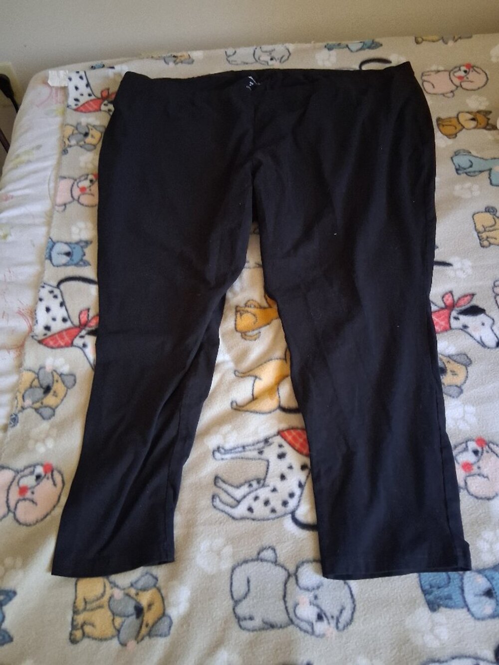 dark blue blackish pants for plus women